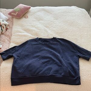 Daily Paper Dark Blue Short Sleeve Top